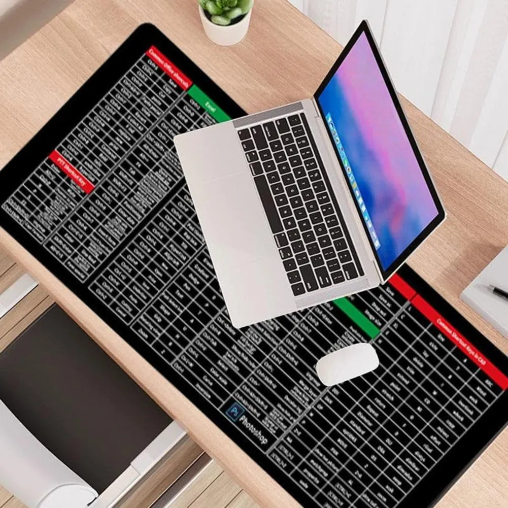 Keyboard Mouse Mat Large Surface Smooth Texture Durable Material Non Slip Base Comfortable Daily Use — photo 5