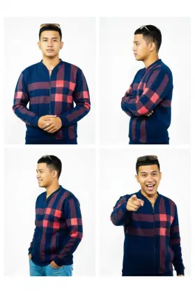Winter Jacket For Men Zipper Style Stay Warm And Stylish | Comfortable Fleece Material - L