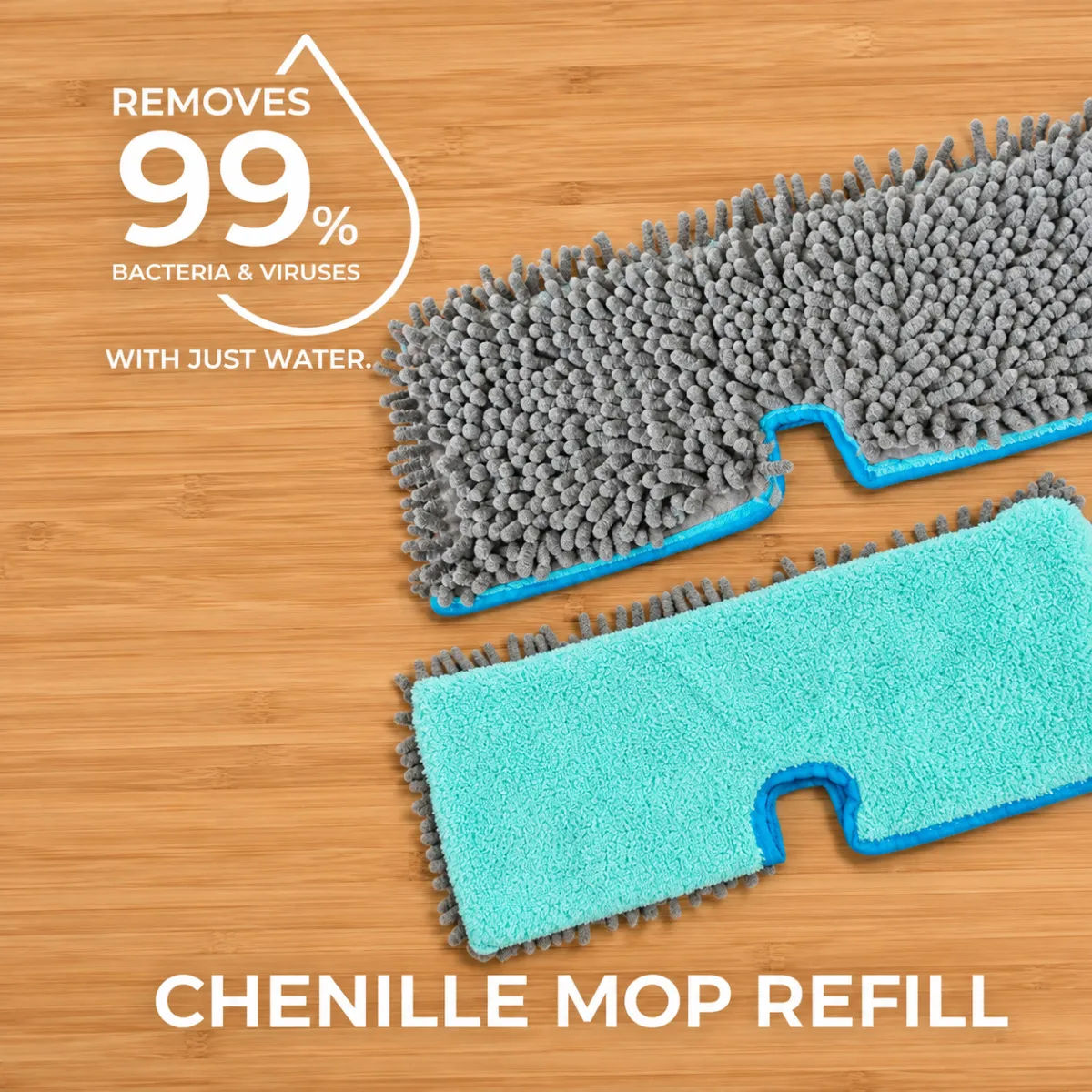 Zidello Flip Spray Mop – Dual-Sided Microfiber Floor Mop with Built-In Spray Bottle — photo 3