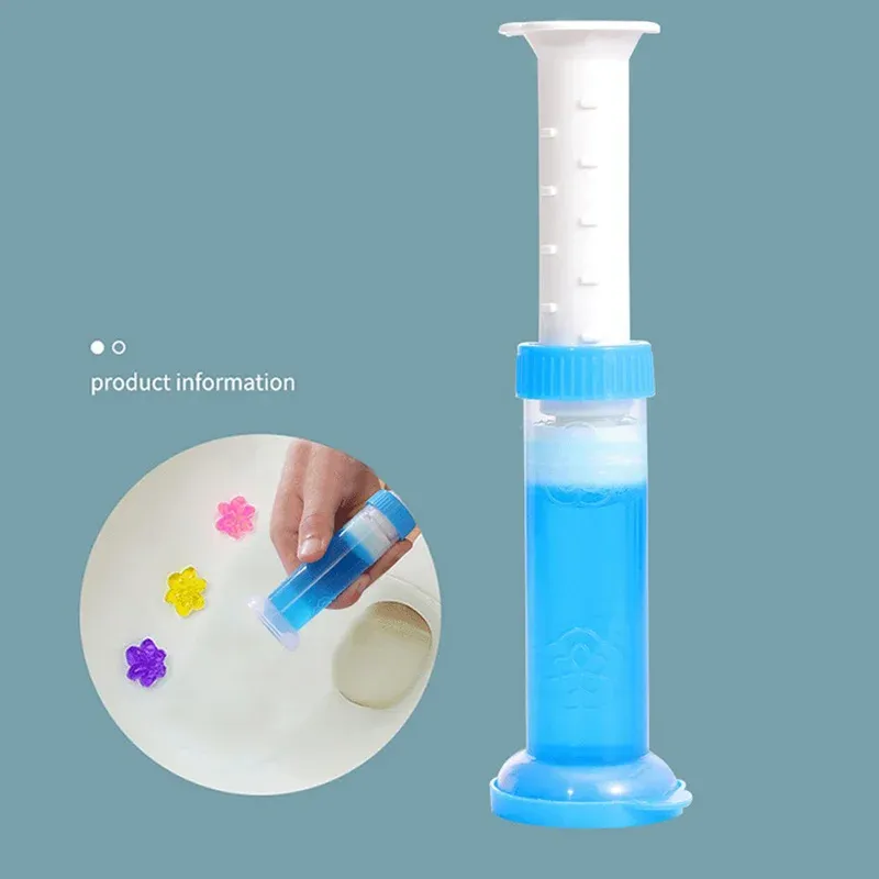 Toilet Cleaning Stamp Gel Toilet Injection Gel Flower Bathroom Cleaner Toilet Gel (random color) — photo 6