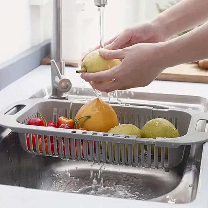 Fruit & Vegetable Wash Basket 🧺 | Expandable Sink Colander — photo 3