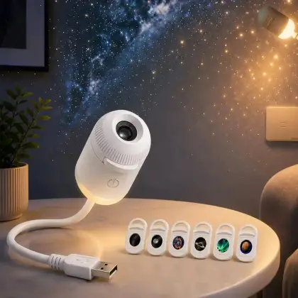 USB Flexible Galaxy Star Projector Lamp