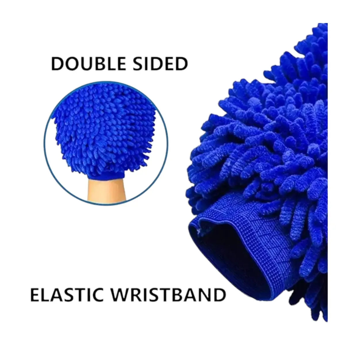 Microfiber Double-Sided Cleaning Gloves - Ideal for House and Car Cleaning — photo 2