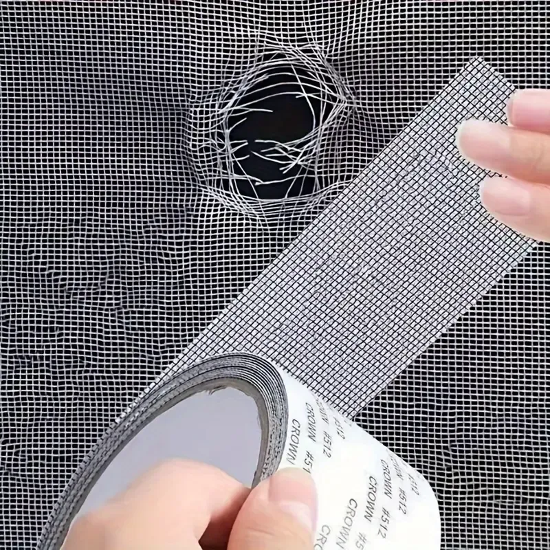 Mesh Roll Tape Window Screen Repair Patch | Keep Mosquitoes Out with Our Anti-Insect, Self-Adhesive Mesh Patch Tape - 2 meter — photo 2