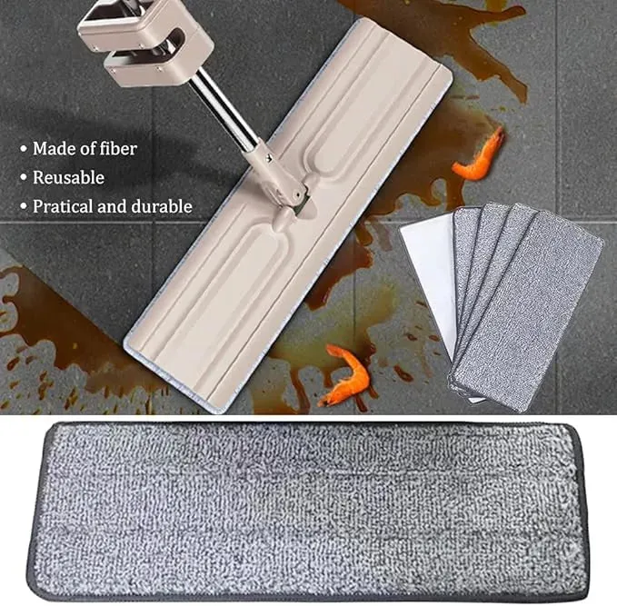 Washable Microfiber Replacement Pads – Flat Mop Refills — photo 2