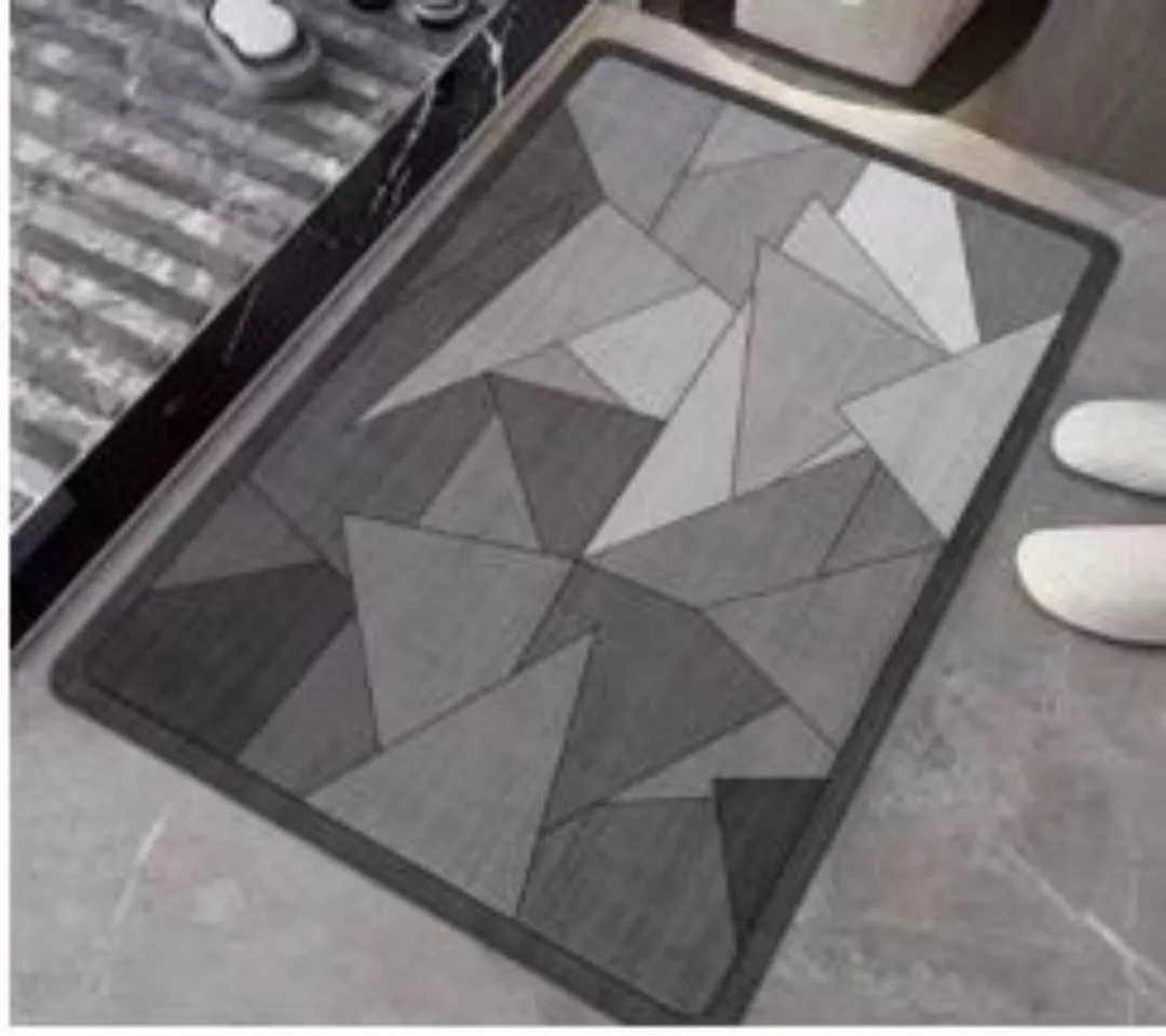 Zidello Anti-Slip Water-Absorbent Floor Mat for Home, Kitchen & Bathroom (Random Designs) — photo 3