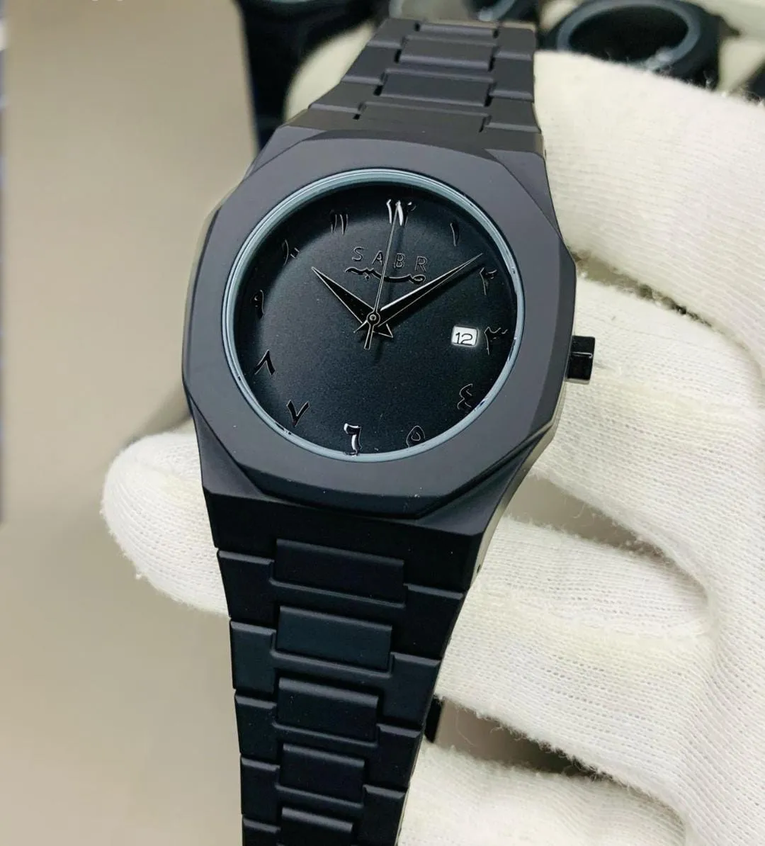 Full BLACK AURA Quartz Watch – Lightweight Design, , Premium Quality & Finish - Best Quality Analog Watch For Boys - Watch For Men | Full Black Color Watch - Without Box — photo 8