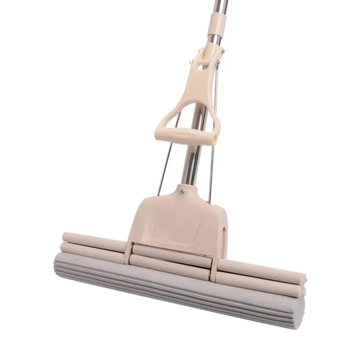 Dual Roller PVA Sponge Mop with Telescopic Handle – Super Absorbent Mop for Indoor Floor Cleaning — photo 4