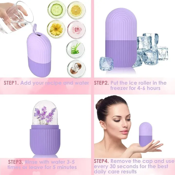 Silicone Ice Mold Roller – Face Cooling & Massage Tool — photo 2