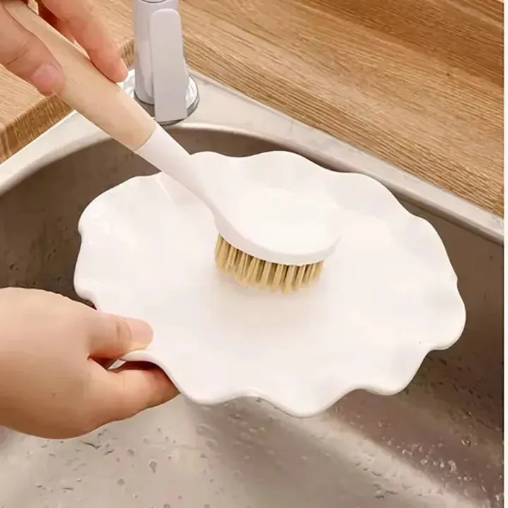 Long Handle Dish Brush – Multipurpose Kitchen Scrubber — photo 4