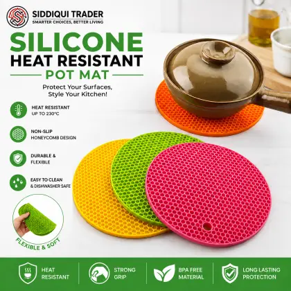 Silicone Heat Resistant Pot Mat
