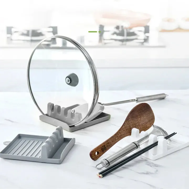 Spoon & Lid Holder – Kitchen Utensil Rest Stand — photo 2
