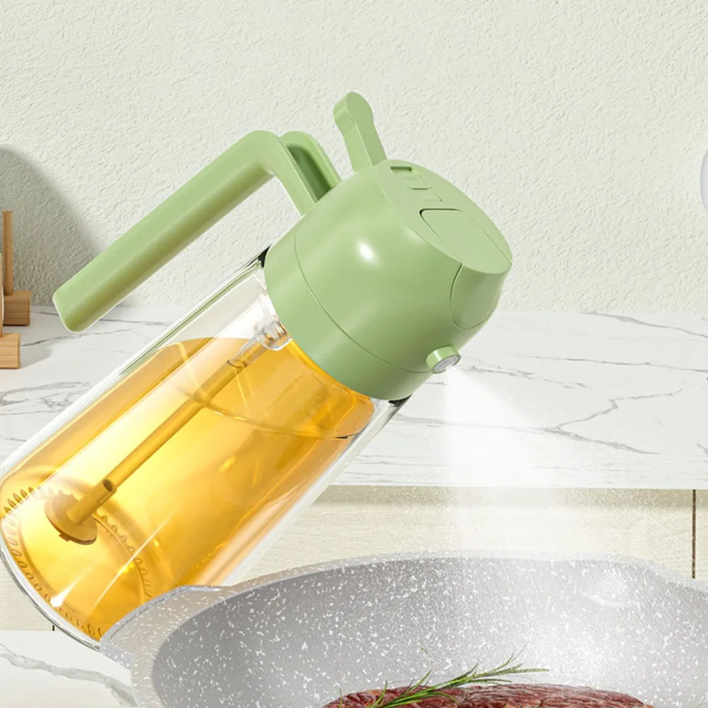 2-in-1 Oil Sprayer Bottle – Smart Kitchen Essential for Cooking & BBQ | 400 ML — photo 5