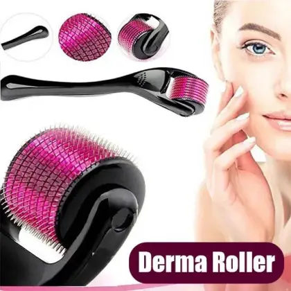 1.0mm Derma Roller – 540 Microneedle Skin Therapy Tool for Acne Scars, Wrinkles & Skin Rejuvenation