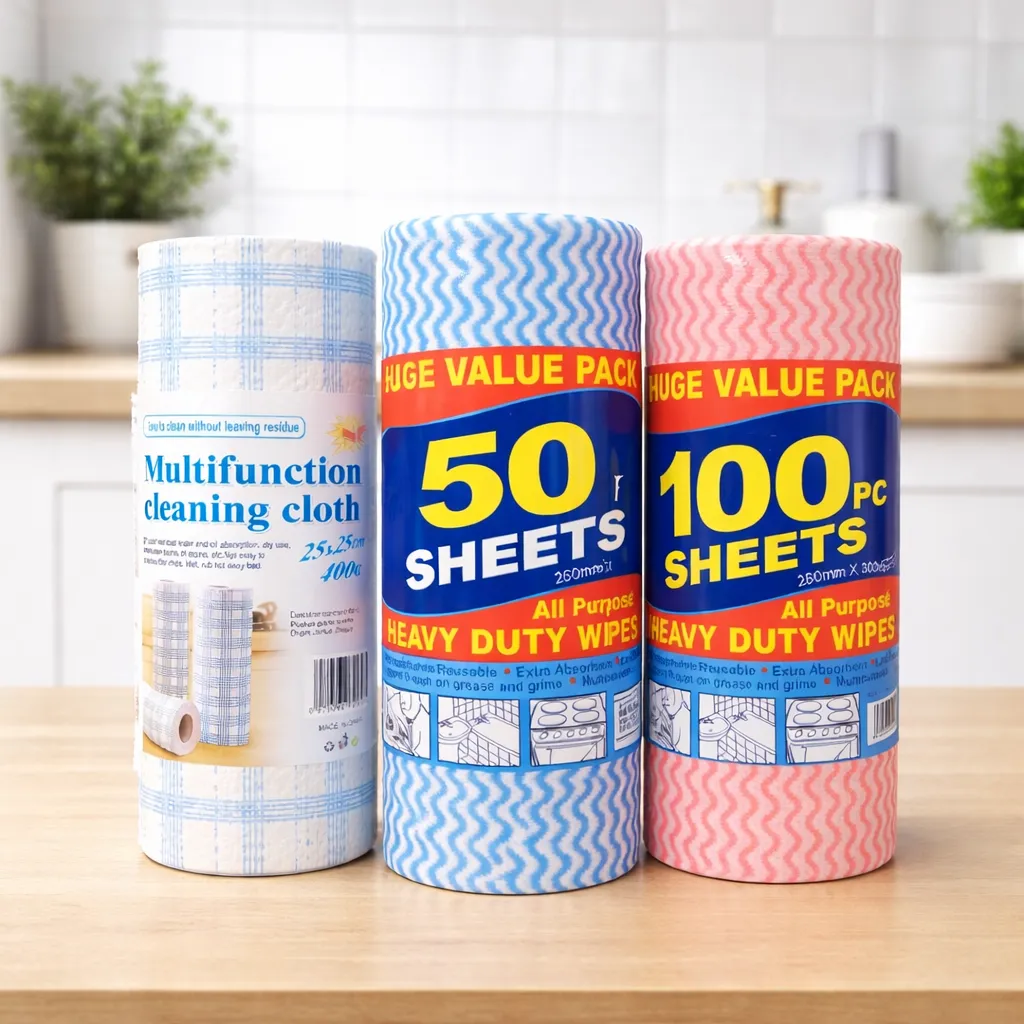 Zidello Reusable Kitchen Cleaning Wipes – Washable & Durable Multi-Purpose Cleaning Wipe Sheets for Dishes, Countertops & Home Use