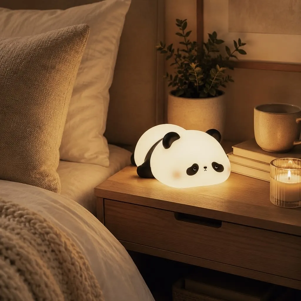 Rechargeable Panda Lamp - Lighting Product Designed For Illumination And Daily Lighting Routine — photo 3