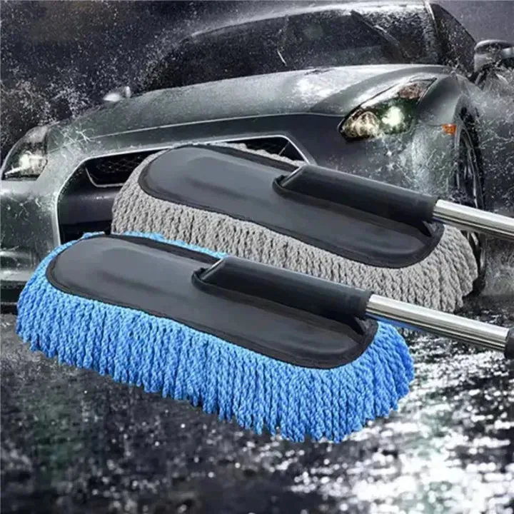 Adjustable Car Cleaning Mop – Long Handle Microfiber Car Wash Brush for Auto Detailing & Dust Cleaning — photo 2