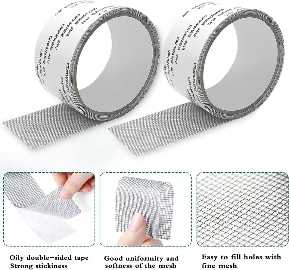 Mesh Roll Tape Window Screen Repair Patch | Keep Mosquitoes Out with Our Anti-Insect, Self-Adhesive Mesh Patch Tape - 2 meter — photo 5