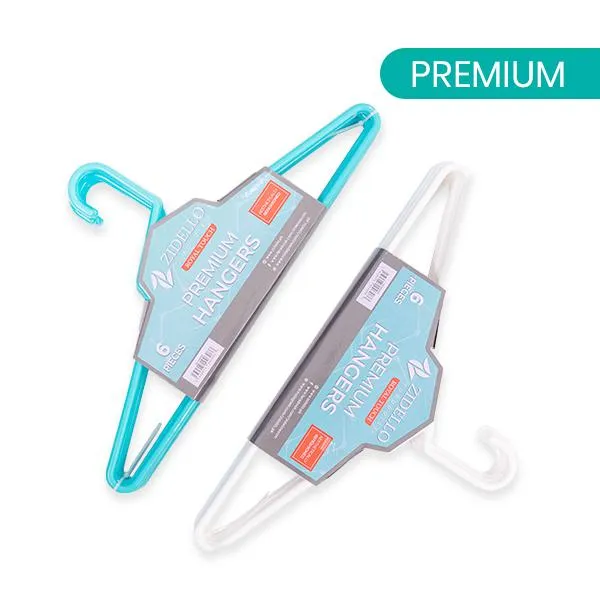 Zidello Pure Plastic Hanger - Turquoise [6pcs] — photo 2
