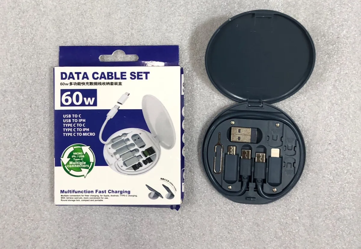 5 in 1 data cable set
