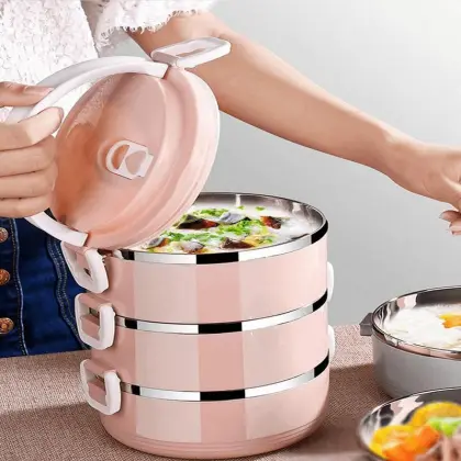 Stainless Steel Lunch Box 🇨🇳 (2 Layer)