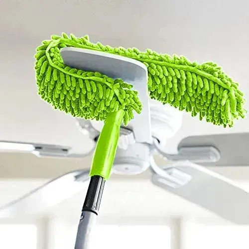 Microfiber Flexible Cleaning Duster – Bendable Long Handle Dust Cleaner Brush