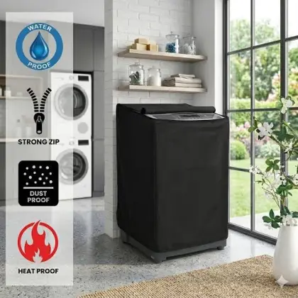 Double Washing Cover Black Color
