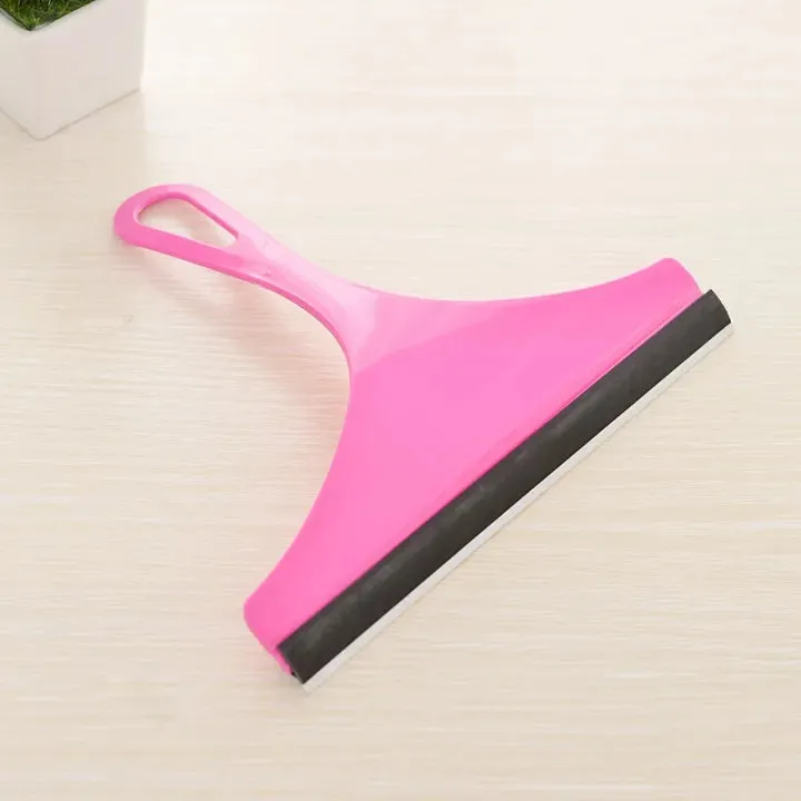 Glass Scraper Wiper Window Cleaner – Soft Brush for Home & Car Use 25x22cm — photo 4