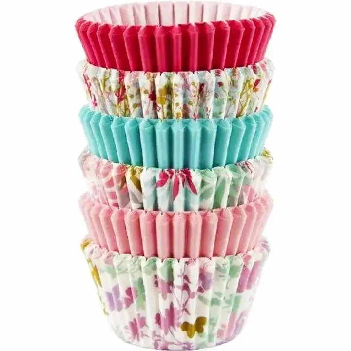 100-Piece Multicolour Cupcake & Muffin Paper Liners — photo 4