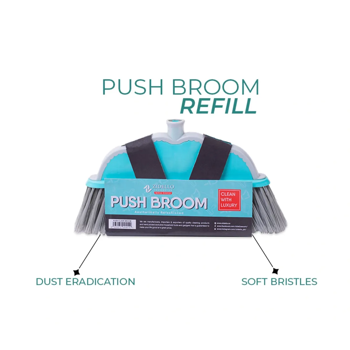 Zidello Sparkling Push Broom — photo 3