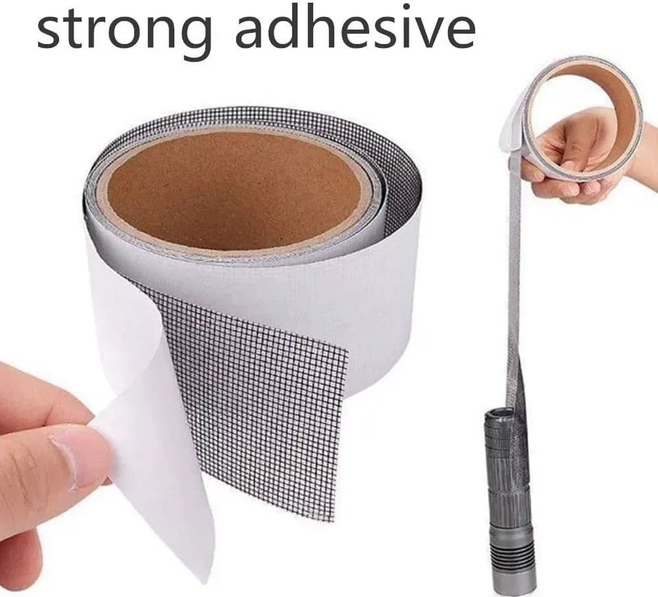 Mesh Roll Tape Window Screen Repair Patch | Keep Mosquitoes Out with Our Anti-Insect, Self-Adhesive Mesh Patch Tape - 2 meter — photo 6