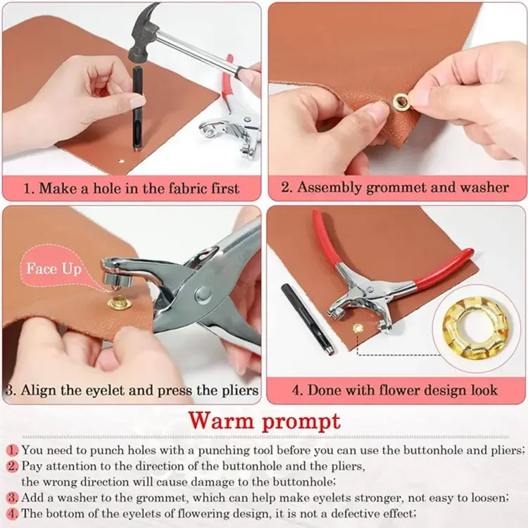 Metal Hand Press Tich Button fixer Machine metal good quality - 50 PCs button — photo 4