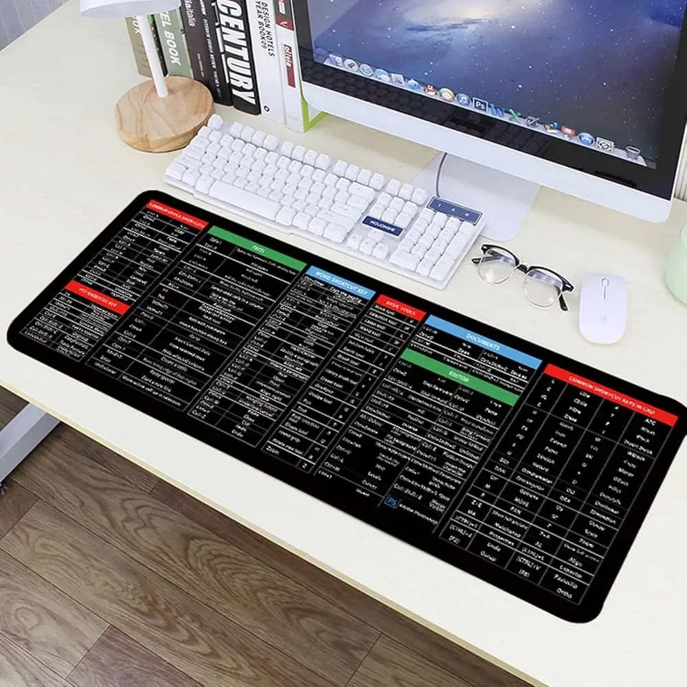 Keyboard Mouse Mat Large Surface Smooth Texture Durable Material Non Slip Base Comfortable Daily Use — photo 2