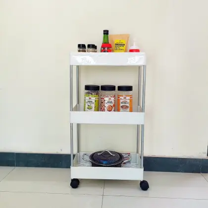 3 Tier Smart Trolley (Lenght: 28 inches)