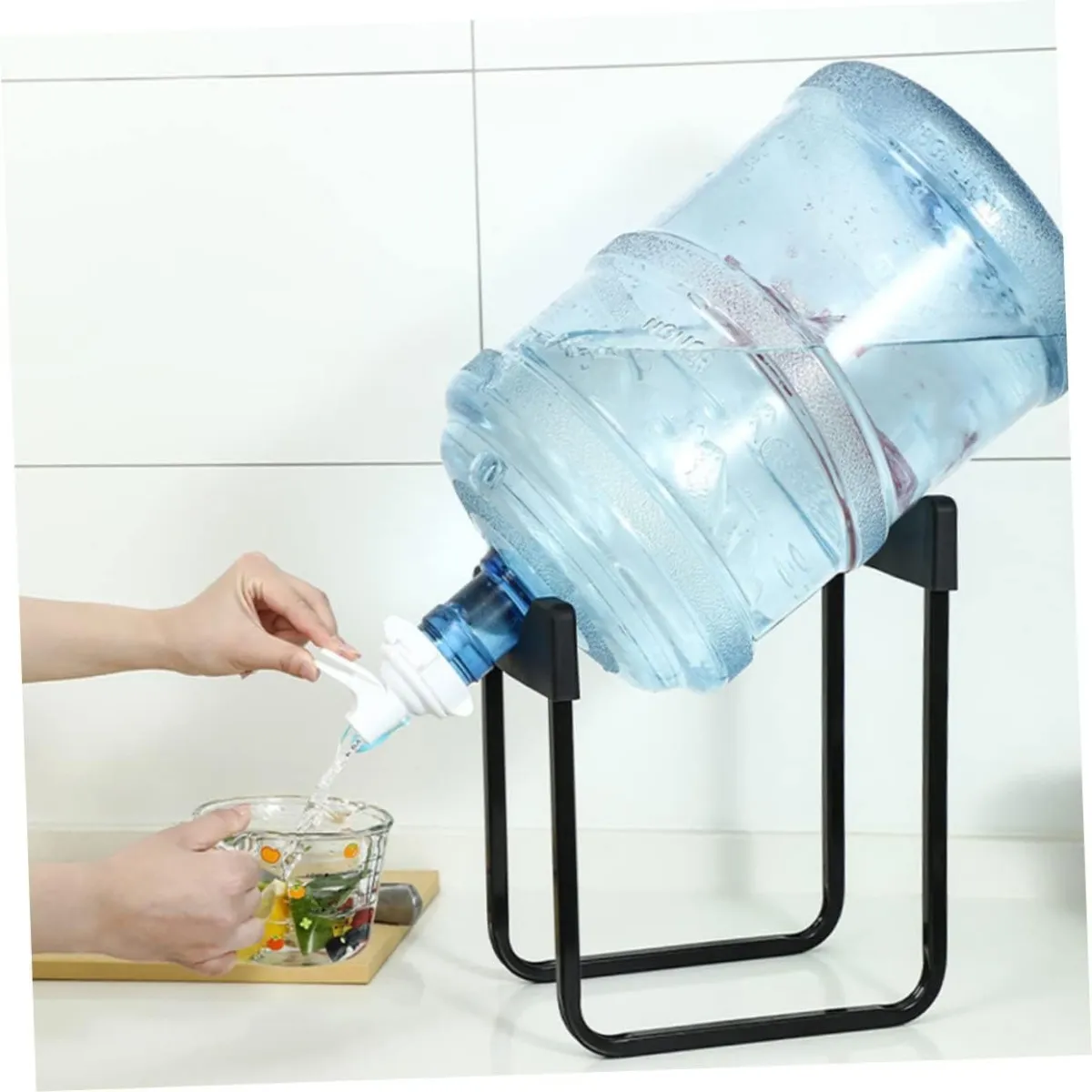 Metal Bottle Stand with Nozzle – Convenient Dispensing, Minimal Mess ( with box & Random Color ) — photo 5