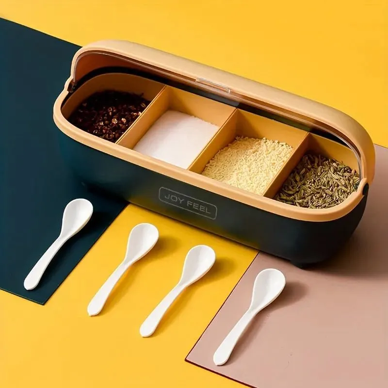 Joy Feel 4 Portion Sliding Door Spice Rack ๐จ๐ณ
