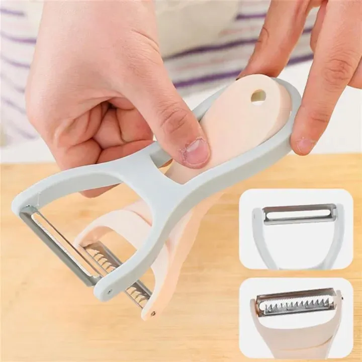 Julienne Vegetable Peeler – 2‑in‑1 Cutter & Grater Tool