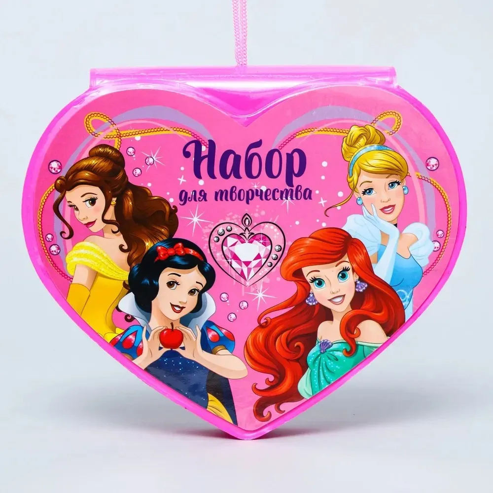 52 Pcs Heart Shape Colour Kit Painting Set For Kids With Crayons Markers And Art Accessories (Random Characters) — photo 5
