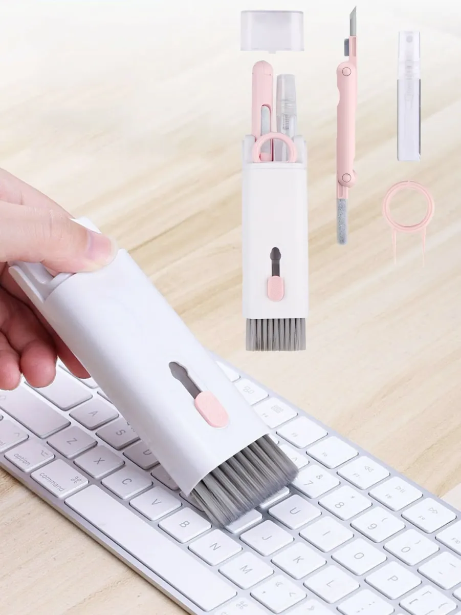 Keyboard Cleaning Kit Keyboard Cleaner Brush Kit – Multi-Function Earphone Cleaning Pen & Keycap Puller Tool Set — photo 5