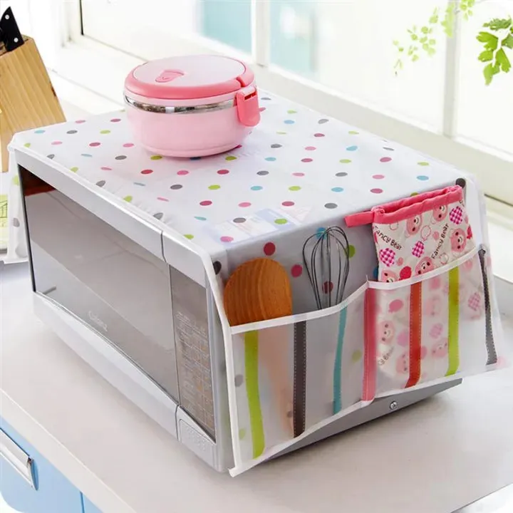 Microwave Cover – Waterproof Anti‑Dust with Storage Pockets — photo 3