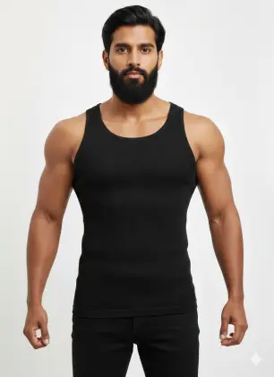 Waffle Knit Texture Sando For Boys And Men - Summers Trendy New Sando For Men / Sando For Boys / Men'S Sando / Boys Sando - L