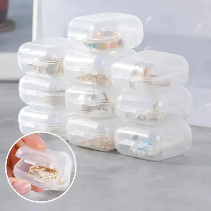10PCS Mini Clear Storage Boxes – Jewelry & Beads Organizer — photo 2
