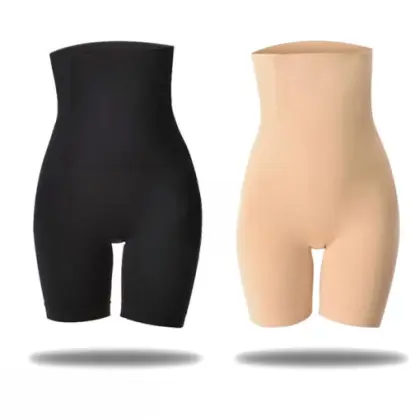 High Waist Tummy Control Shapewear & Waist Shaper – Slimming Body Panty for Women - Skin Color, L