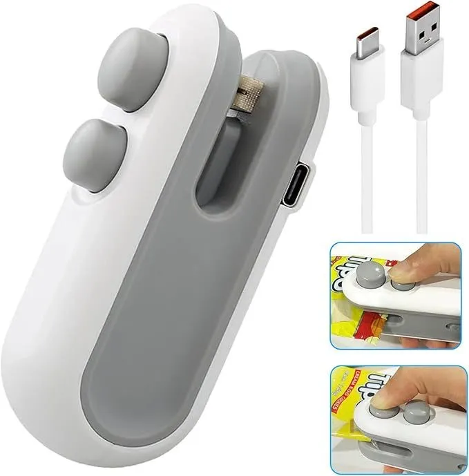 Portable Rechargeable Mini Sealer For Plastic Bags | Handheld Heat Sealing Machine — photo 3