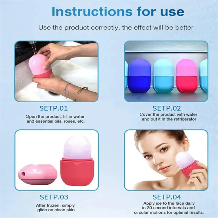 Silicone Ice Mold Roller – Face Cooling & Massage Tool — photo 4