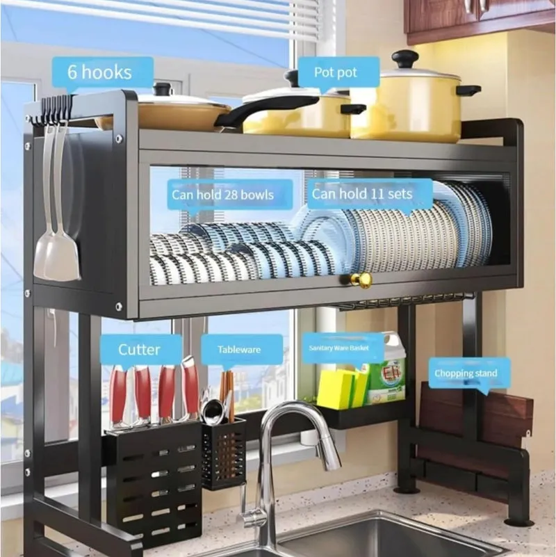 Multifunction Kitchen Dish Drying Rack — photo 4