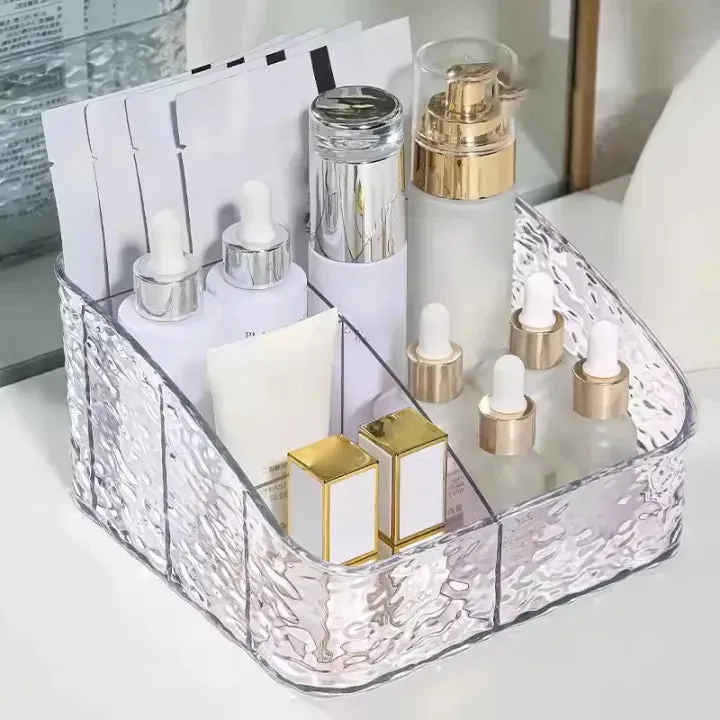 Large Transparent Makeup Storage Box – Cosmetic Organizer — photo 2