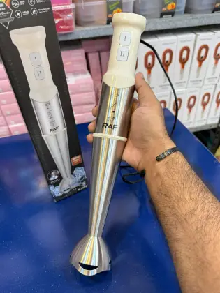 Raf 2 Blades Steel Hand Blender with 4 Blades