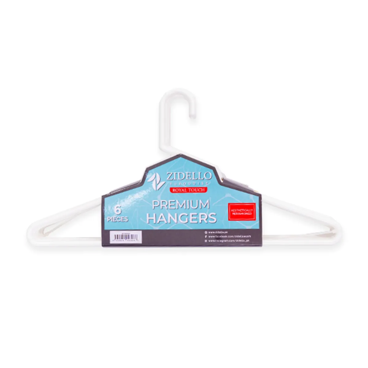 Zidello Pure Plastic Hanger - Turquoise [6pcs] — photo 3