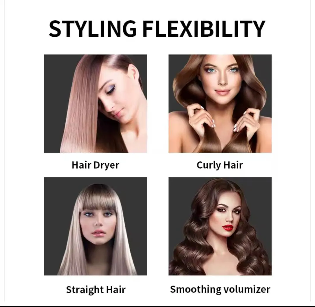 One Step 2 in 1 Hair Dryer & Brush (Dryer + Styler) Brush for Fast Drying, Straightening, Curling — photo 7